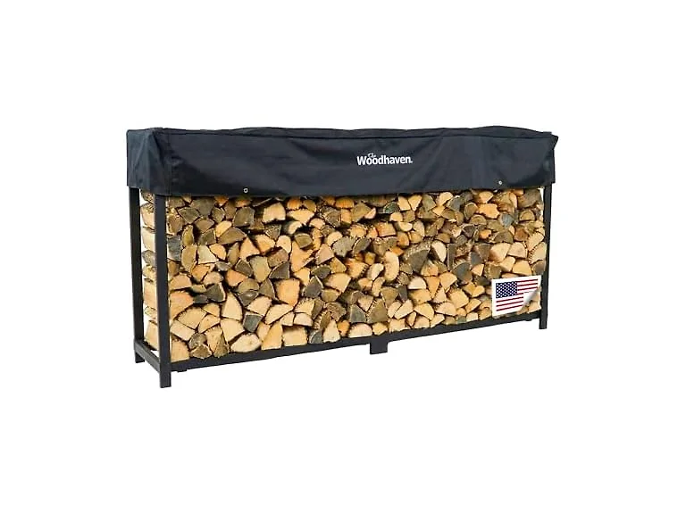  Woodhaven 10-Foot Firewood Rack 