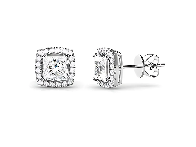 Halo Stud Earrings