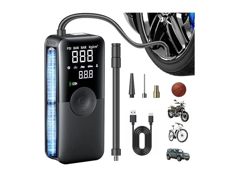 Portable Tire Inflator Air Pump