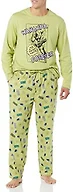 Amazon Essentials Disney | Marvel | Star Wars Men's Flannel Pajama Sleep Sets, Marvel Black Panther, X-Large
