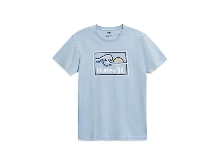 Hurley Men's Sea Waves Graphic Tee