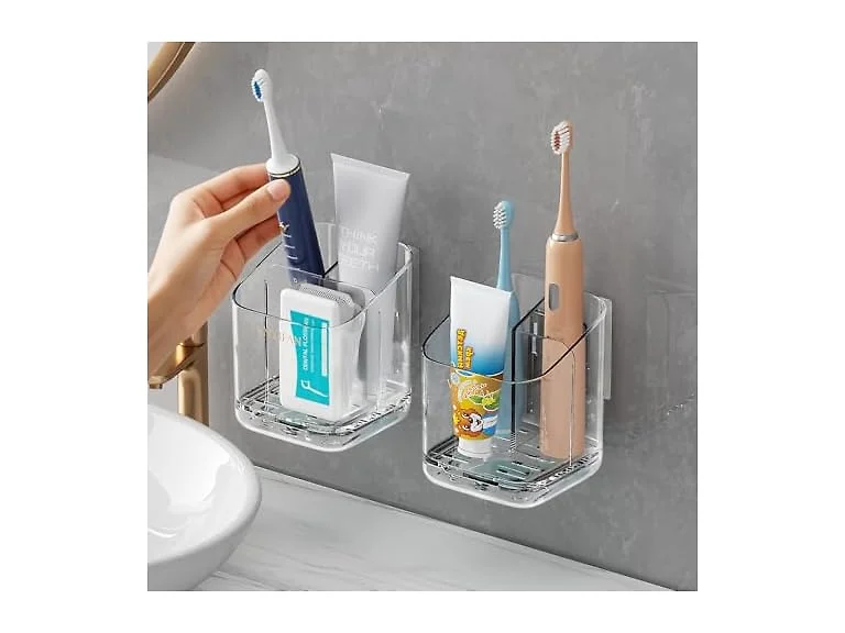 VNYIFAN 3 Slots Detachable Toothbrush Holders Wall