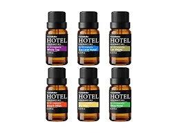 Grombolar Essential Oil Gift Set, Hotel-Inspired Fragrance Oil Set, 6 Luxury Hotel Scents for Diffusers, Reed Diffusers & Home Fragrance, Aroma Oils for Home Scenting, Housewarming Gift, 6×0.34 Fl Oz