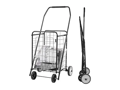 Elevon Foldable Utility Cart, Black
