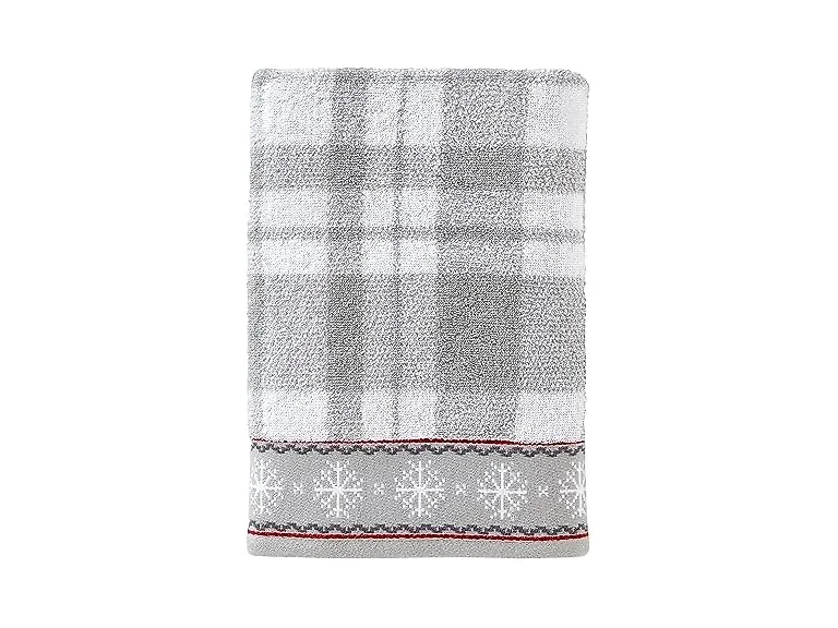 SKL Home Christmas/Winter Whistler Plaid Bath Towel