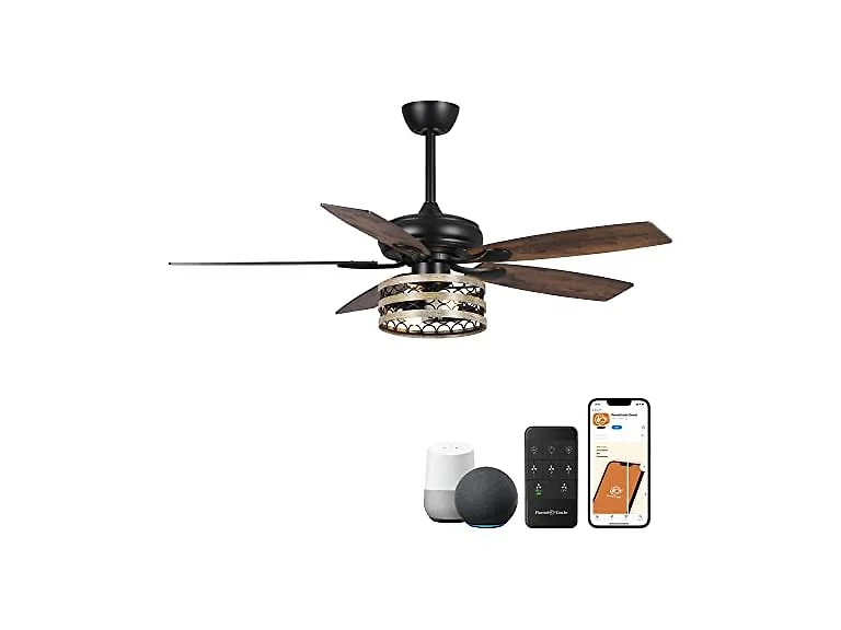 Parrot Uncle 52" F6319-SMART-PU Smart Ceiling Fan