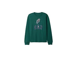 GAP Boys Long Sleeve Logo Tee Balsam Tree M