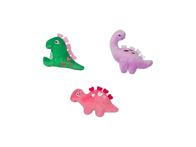 Fringe Studio Plush Squeaky Dog Toy, 3 Pc