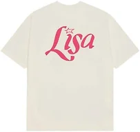 Lisa Logo T-Shirt, Cream, X-Large