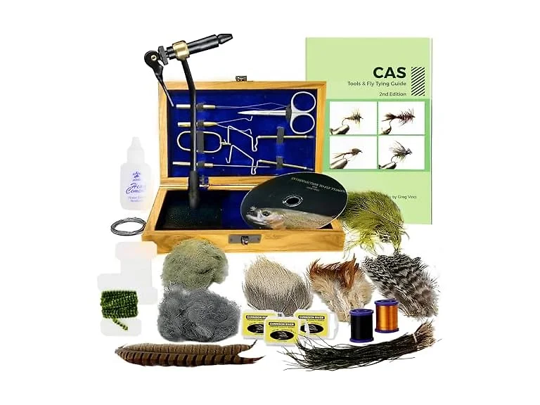 Creative Angler Fly Tying Tool Kit with Box