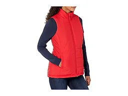 Amazon Essentials Women's Mid-Weight Puffer Vest, Red, X-Small