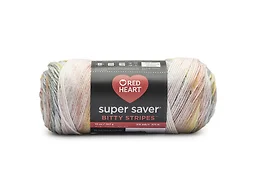 Red Heart Super Saver Bitty Stripes Yarn