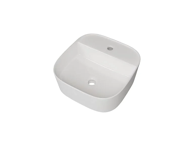 Gerber Cymira 16 in. Soft Square Vessel Bathroom Sink
