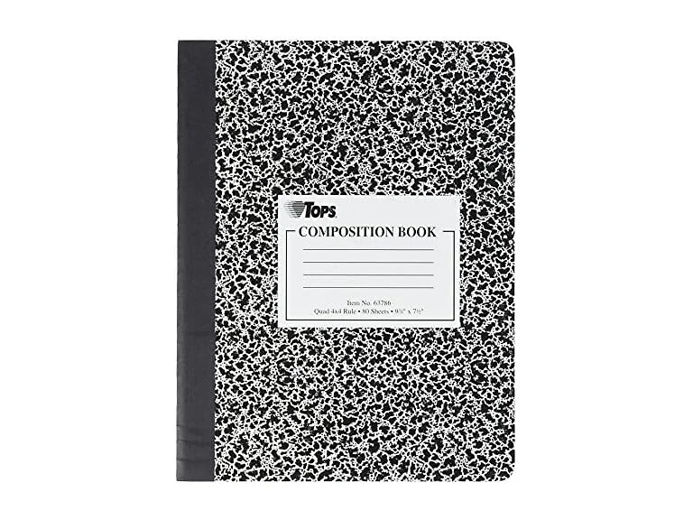 Tops Quad Ruled Composition Notebook