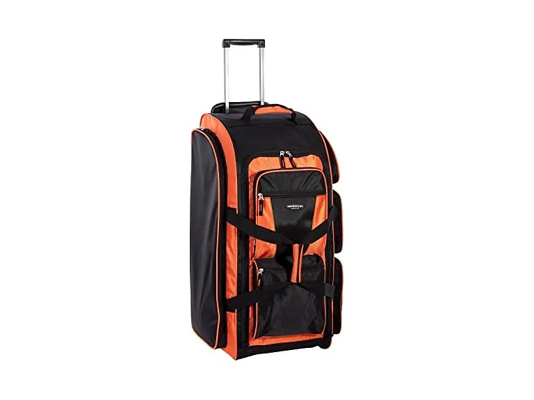 Travelers Club 30" Rolling Duffel Orange