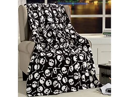 Luxury Home SKULL-BONES-THR Halloween Themed Throw Blanket