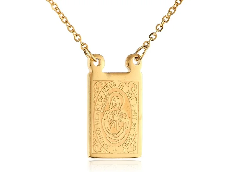 Amazon Essentials Men's Religious Necklace (26")