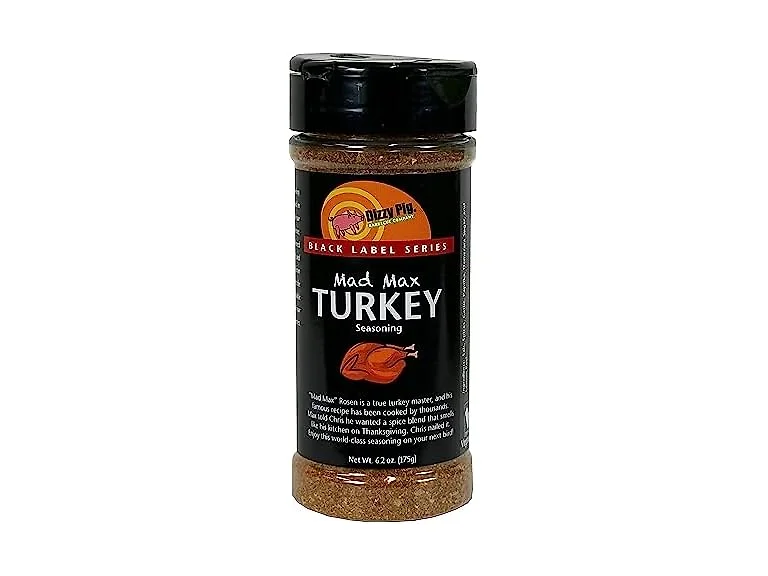 Dizzy Pig Mad Max Turkey Seasoning Rub - Seasons