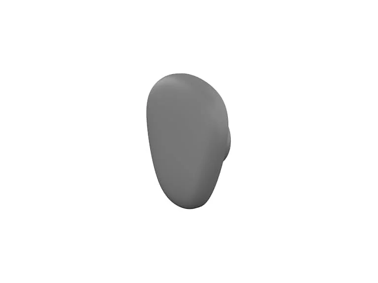 Swiss Madison Plaisir Concrete Bathroom Robe Hook in Gray