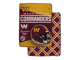 NFL Team Helmet Fleece Blanket - Washington Commanders