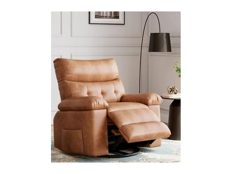 GarveeHome Recliner Heat Massage Coffee