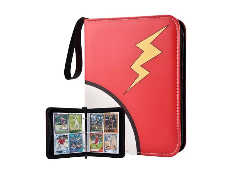 Portable 4 Pocket Trading Card Binder