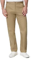 Amazon Essentials Men's Heavyweight Rigid Relaxed-Fit Workwear Carpenter Jeans with Pockets, Mushroom Brown, 34W x 34L