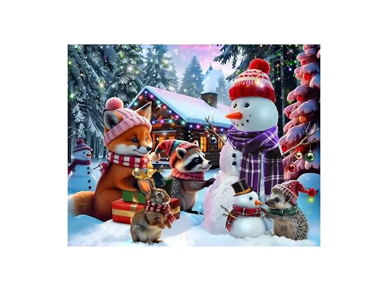 Springbok Christmas Critters 500 Piece Puzzle