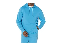 Amazon Essentials Men's Lightweight Long-Sleeve French Terry Hoodie, Turquoise Blue, X-Small