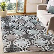 Superior Modern Indoor Area Rug, Non Slip Rug, 5'x8', Turquoise