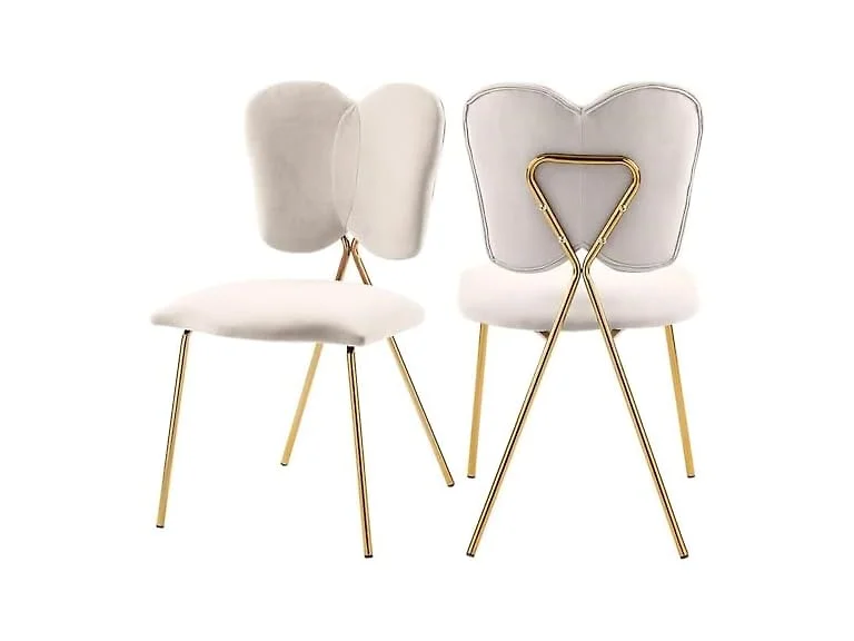 2Pk Angel Velvet Dining Chair