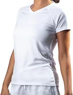 Kanu Surf Women's Solid Swim Tee, White, Medium
