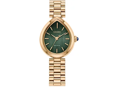 Citizen L Rainell Eco-Drive Green Dial Watch