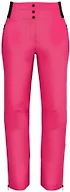 HEAD Women's Emerald High-Waist Ski Pant - Waterproof, Insulated, 4-Way Stretch, Internal Snow Cuff - Dark Pink, Small