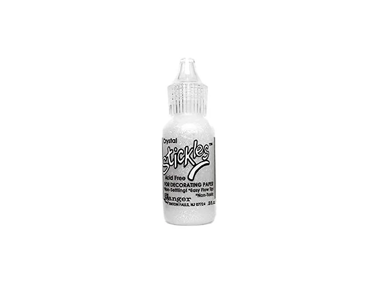 Ranger Stickles Glitter Glue - Crystal, 1/2