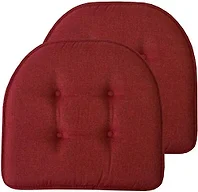 Sweet Home Collection SHC-UPAD-2PK-WINE 2-Pack Solid