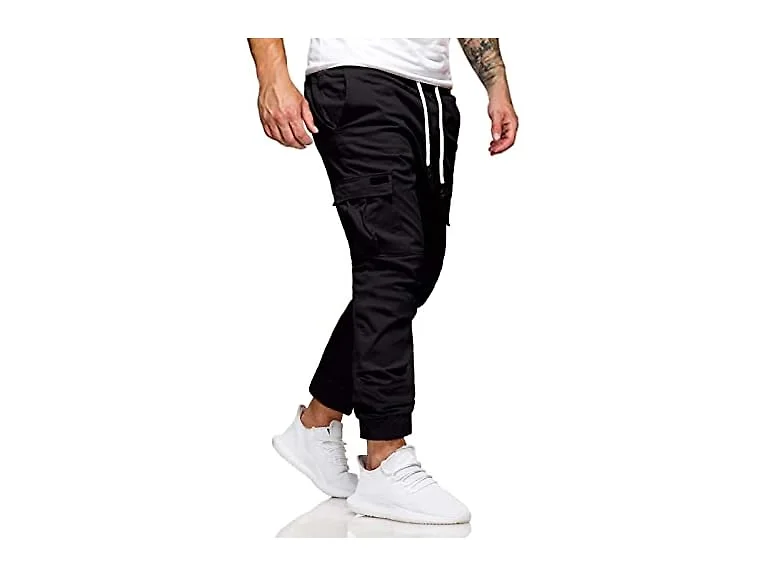 Uni Clau Men (S) Fashion Cargo Pants Trousers
