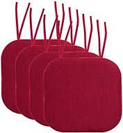 Sweet Home Collection SHC-TIECPMF4PKRED 4-Pack Honey