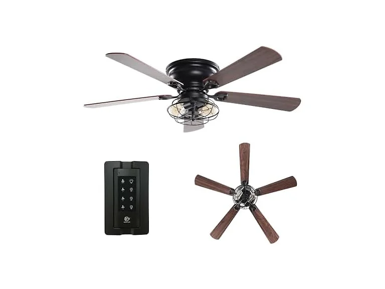 Parrot Uncle 48" F6233QQ-PU Farmhouse Ceiling Fan