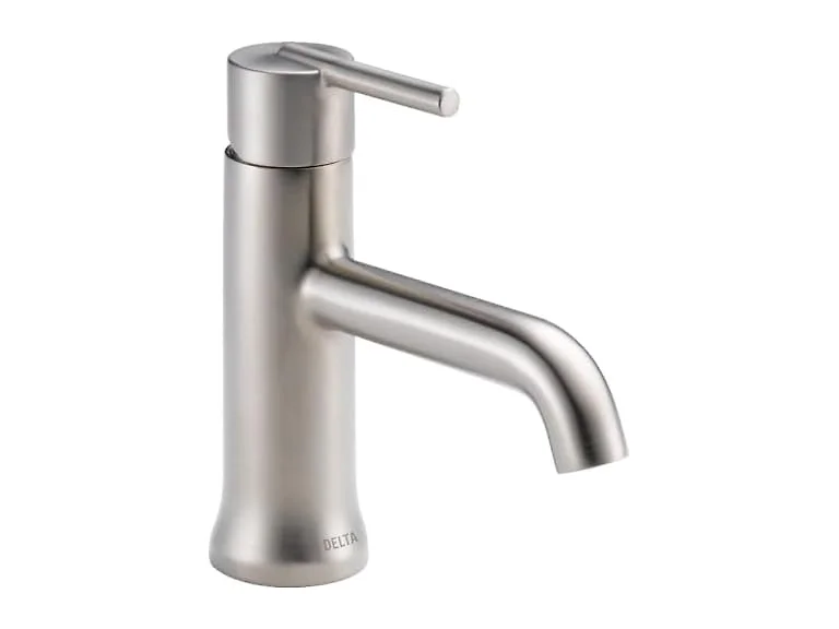 DELTA Faucet Trinsic Single Hole Bathroom Faucet- Stainless