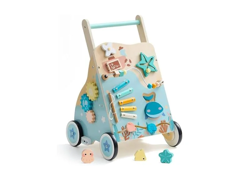 ROBUD Wooden Baby Walker