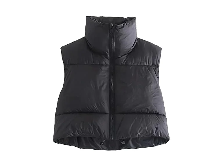 Keomud Women (XXL) Crop Puffer Vest