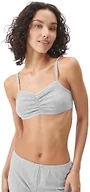florence by mills Women's Cozy Crush Sweet Pointelle Bralette, Heather Grey, X-Large