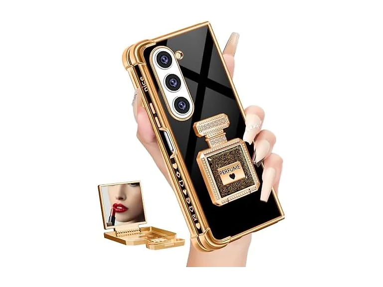 Galaxy Z Fold 5 Case With Mirror Stand