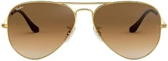 Ray-Ban RB3025 001/51 55 55-14-135 Ray-Ban RB3025 Classic  Aviator Sunglasse Arista/Clear Gradient Brown