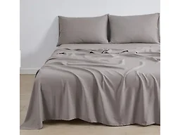 Hotel Style 20193 Queen Lyocell & Linen Blend Sheet Se