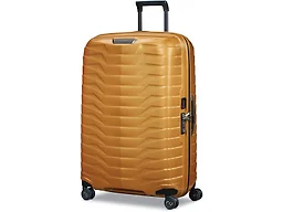 Samsonite Proxis Large Hardside Luggage with Dual Spinner Wheels - Innovative Roxkin™ Lightweight Shell With Ultimate Durability- Includes TSA Lock, Ergonomic Telescoping Handle - Honey Gold