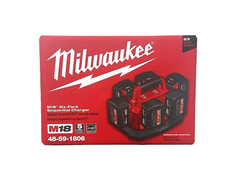 Milwaukee 48-59-1806 M18 6 Pack Sequential Charger