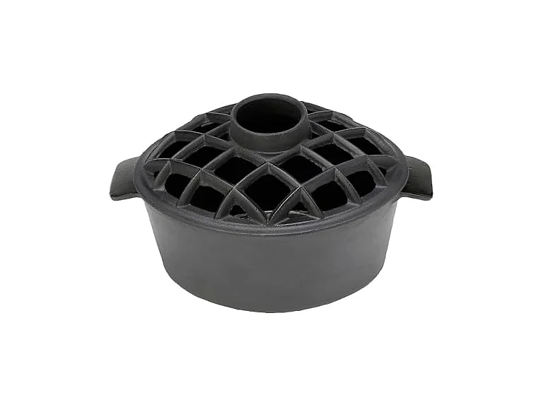 Blue-Black Lattice Top Steamer
