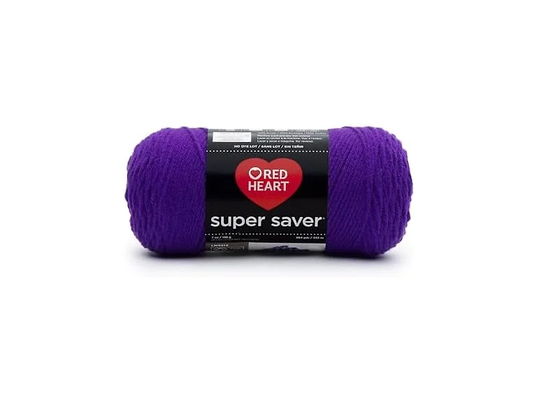 RED HEART Super Saver Yarn, Amethyst